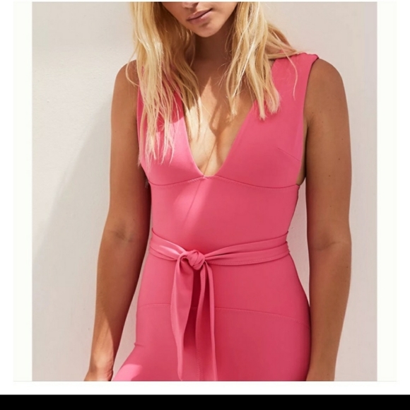 Free People Movement After Hours Onesie in Festival Fuschia - Sz Sm - Picture 11 of 12